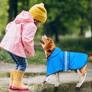 Blue Dog Raincoat XL NWOT